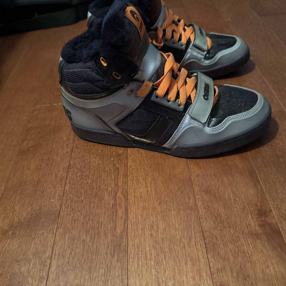 Osiris Men's High-Top Sneakers - Black and Orange